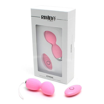 RIMBA TOYS - VIBRATING KEGEL BALLS WITH REMOTE CONTROL ATHENS PINK