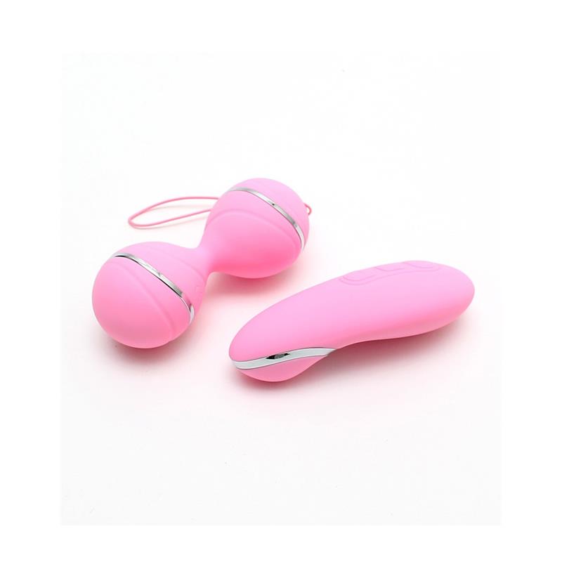 RIMBA TOYS - VIBRATING LAY-ON KEGELBALL SET IBIZA PINK