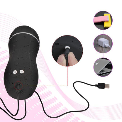 SHEQU - VIBRATING MASTURBATOR USB TINY MAN