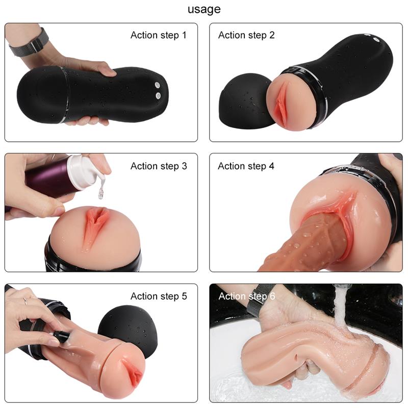 SHEQU - VIBRATING MASTURBATOR USB TINY MAN