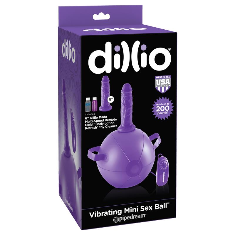 DILLIO - VIBRATING MINI SEX BALL WITH VIBRATION PURPLE