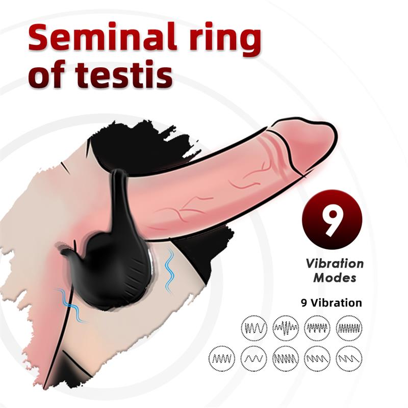 URBAN SKY - VIBRATING PENIS AND RESTICLES RING