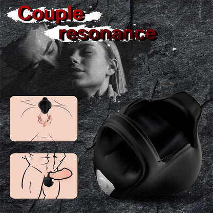 URBAN SKY - VIBRATING PENIS AND RESTICLES RING