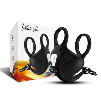 URBAN SKY - VIBRATING PENIS AND TESTICLES RING ADJUSTABLE
