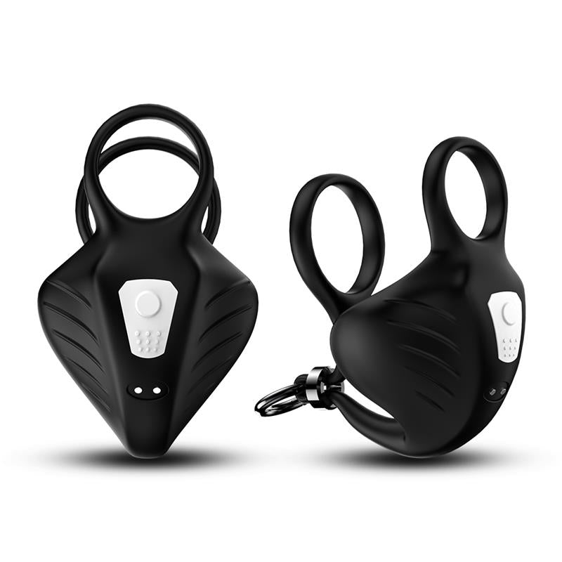 URBAN SKY - VIBRATING PENIS AND TESTICLES RING ADJUSTABLE