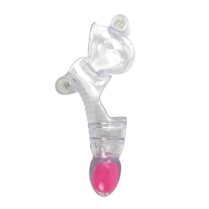 A-GUSTO - VIBRATING PENIS AND TESTICLES SLEEVE CLEAR