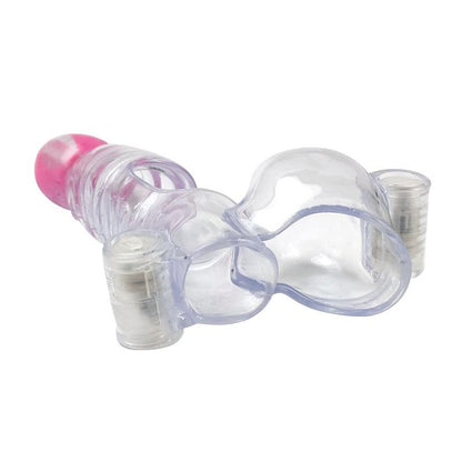 A-GUSTO - VIBRATING PENIS AND TESTICLES SLEEVE CLEAR