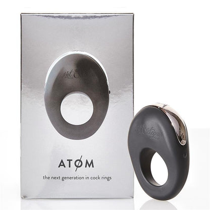 HOT OCTOPUSS - VIBRATING PENIS RING ATOM BLACK