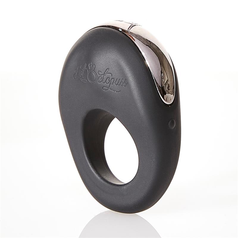 HOT OCTOPUSS - VIBRATING PENIS RING ATOM BLACK