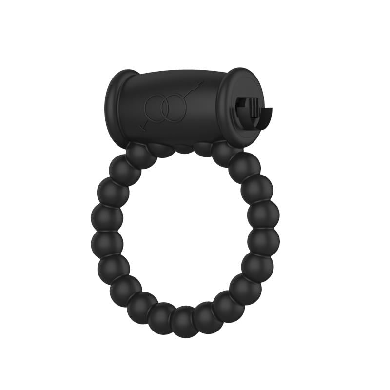 A-GUSTO - VIBRATING PENIS RING BLACK