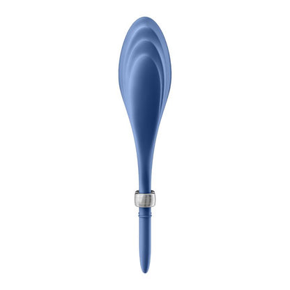 SATISFYER - VIBRATING PENIS RING DUELIST BLUE