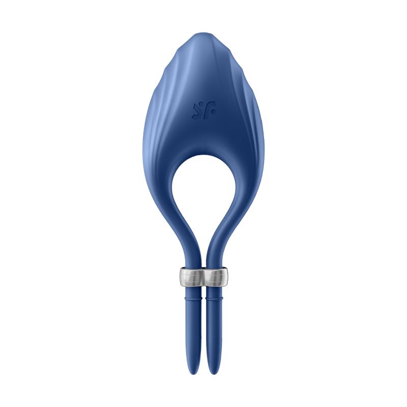 SATISFYER - ANNEAU PÉNIEN VIBRANT DUELIST BLEU