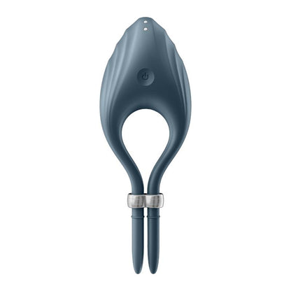 SATISFYER - VIBRATING PENIS RING DUELIST DARK BLUE