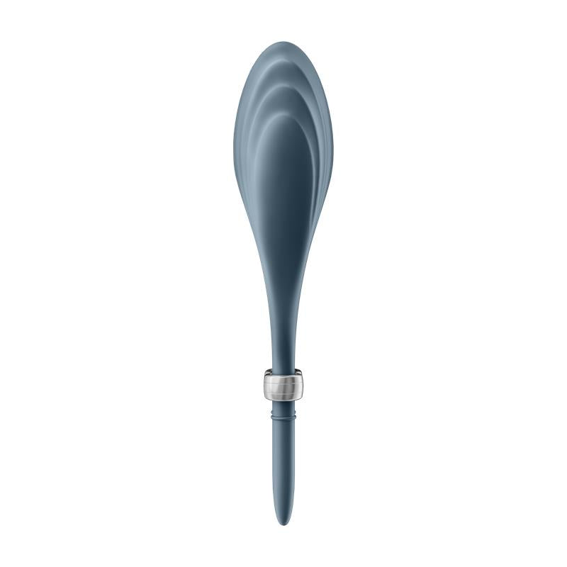 SATISFYER - VIBRATING PENIS RING DUELIST DARK BLUE