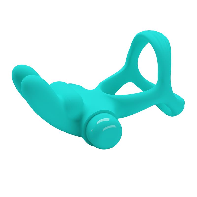 PRETTY LOVE - DANTE GREEN RABBIT VIBRATOR RING