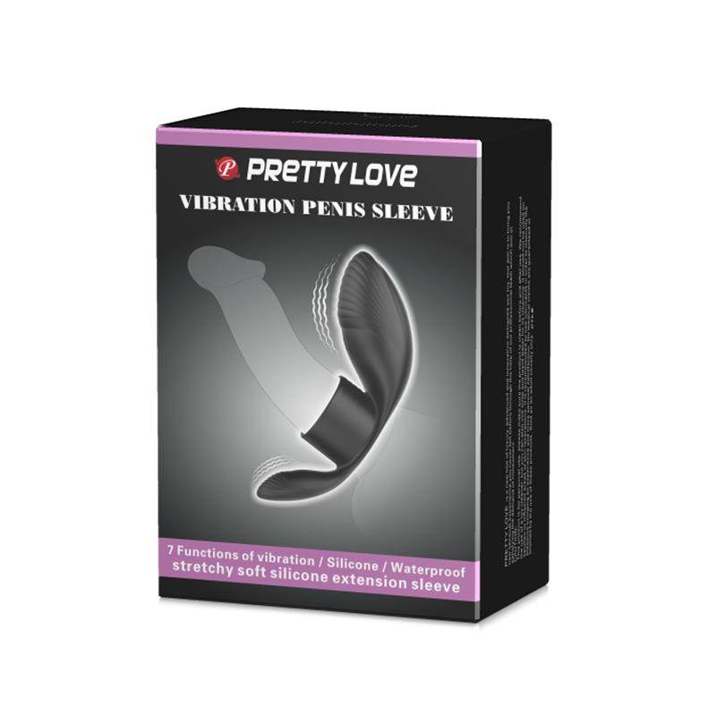 PRETTYLOVE - VIBRATING PENIS RING USB SILICONE