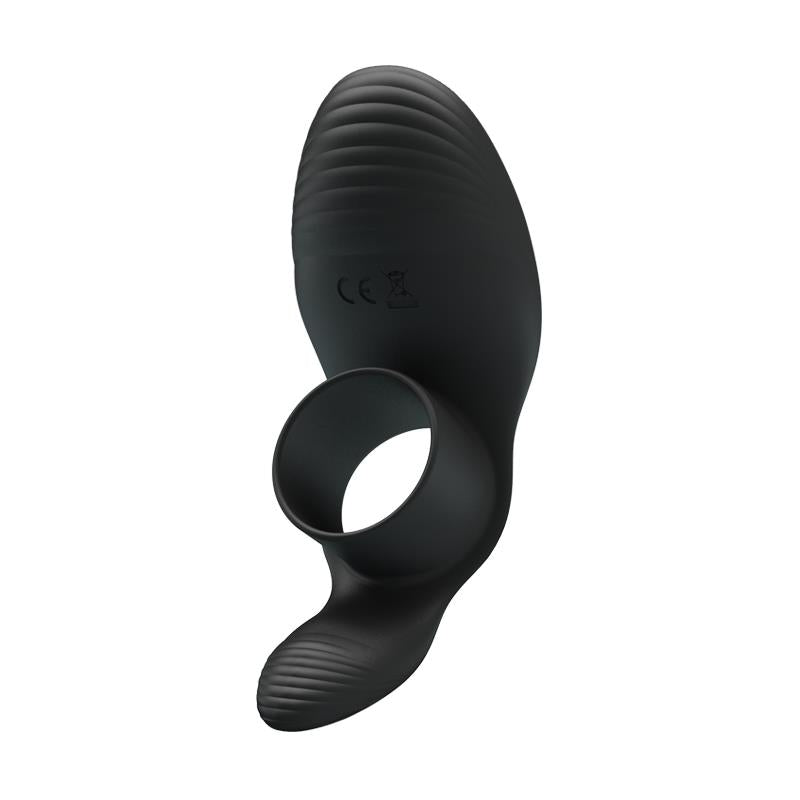 PRETTYLOVE - VIBRATING PENIS RING USB SILICONE