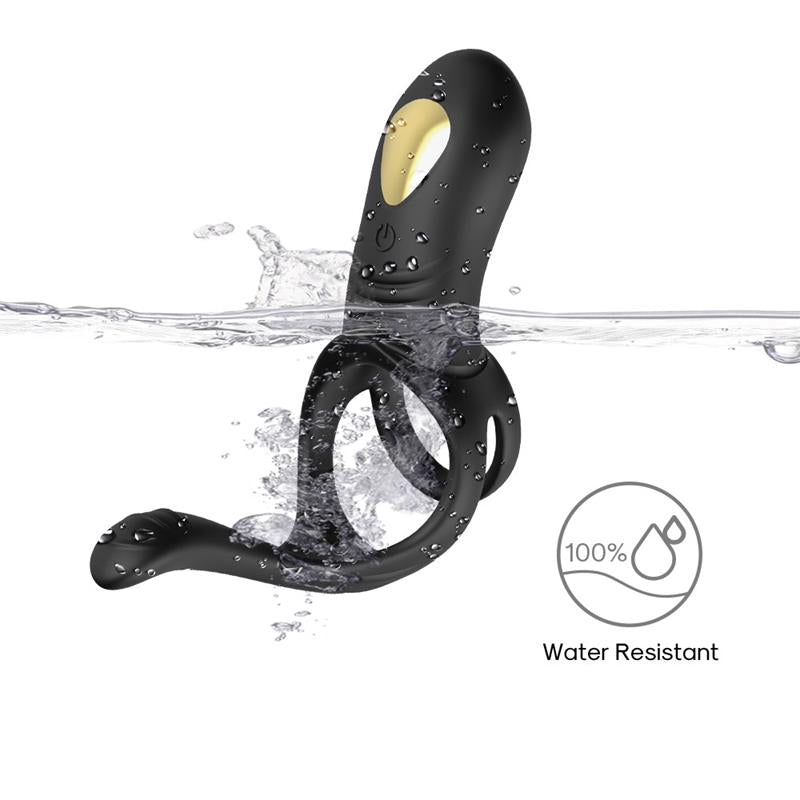URBAN SKY - VIBRATING PENIS RING WITH PERIANAL STIMULATION