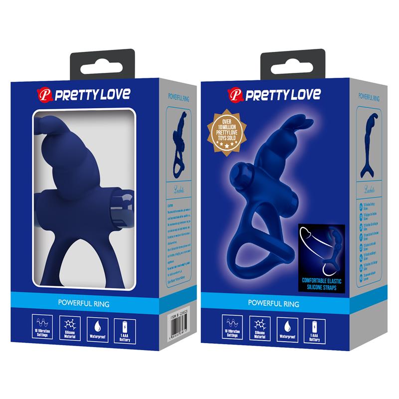 PRETTYLOVE - VIBRATING PENIS RING