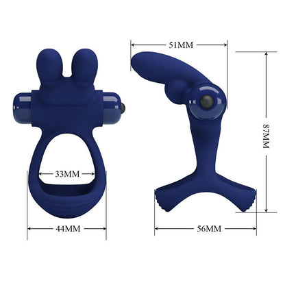 PRETTYLOVE - VIBRATING PENIS RING