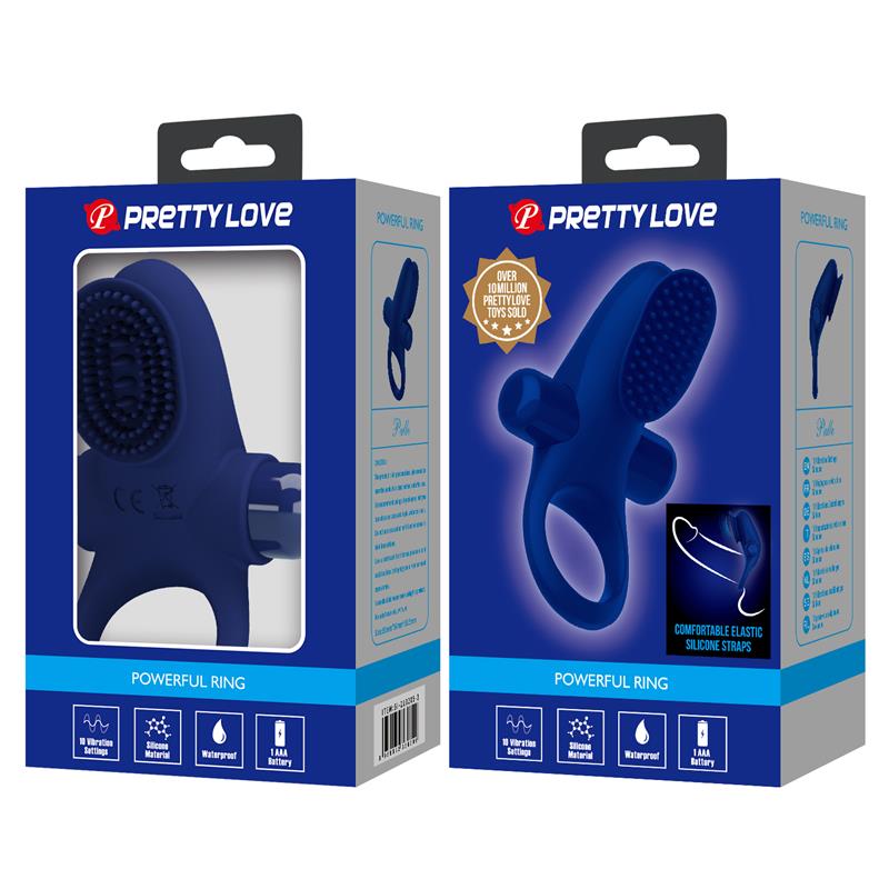 PRETTYLOVE - VIBRATING PENIS RING