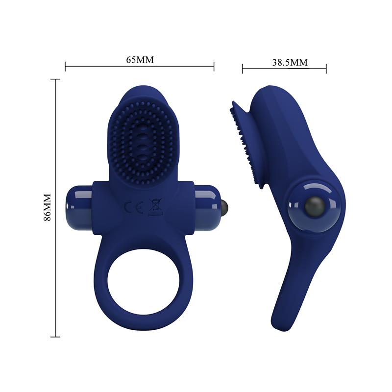PRETTYLOVE - VIBRATING PENIS RING