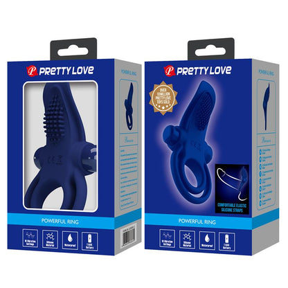 PRETTYLOVE - VIBRATING PENIS RING