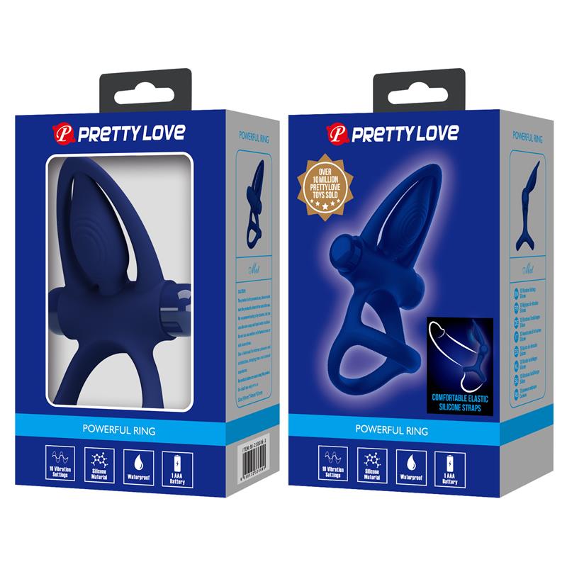 PRETTYLOVE - VIBRATING PENIS RING
