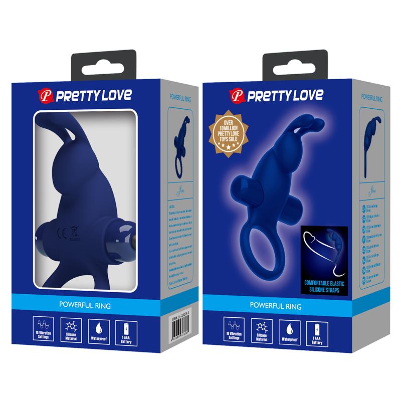 PRETTYLOVE - VIBRATING PENIS RING