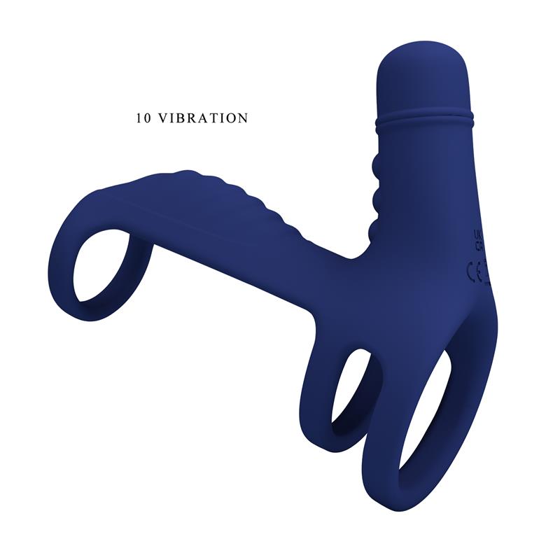 PRETTYLOVE - VIBRATING PENIS RING