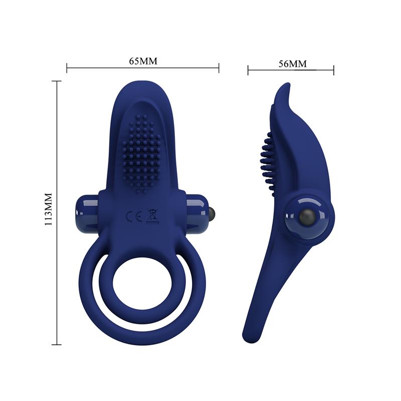 PRETTYLOVE - VIBRATING PENIS RING