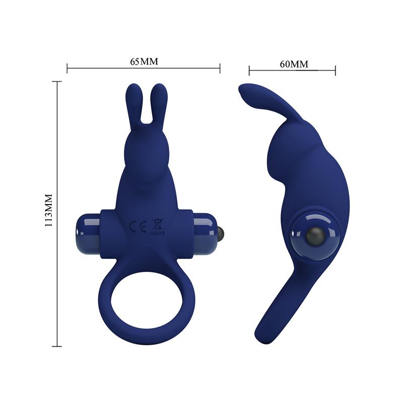 PRETTYLOVE - VIBRATING PENIS RING