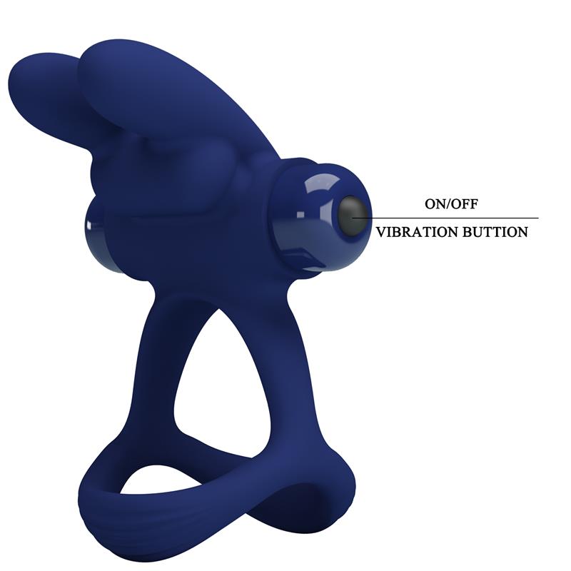 PRETTYLOVE - VIBRATING PENIS RING