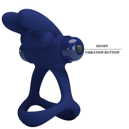 PRETTYLOVE - VIBRATING PENIS RING