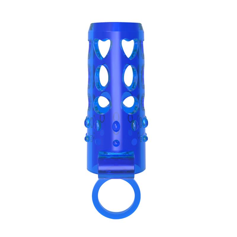 CHISA - VIBRATING PENIS SLEEVE BLUE