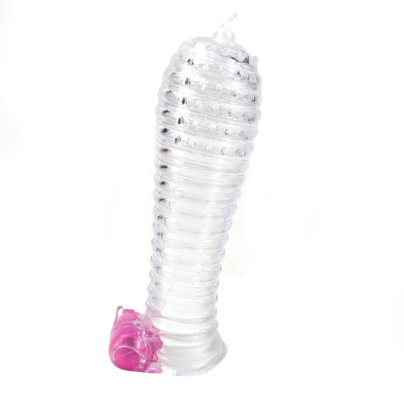 A-GUSTO - VIBRATING PENIS SLEEVE CLEAR