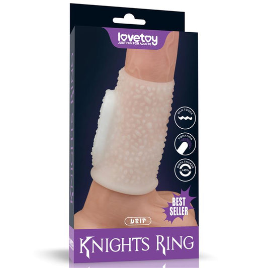 LOVETOY - VIBRATING PENIS SLEEVE DRIP KNIGHTS