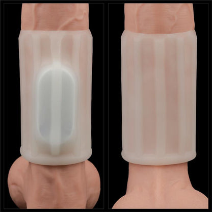 LOVETOY - VIBRATING PENIS SLEEVE RIDGE KNIGHTS