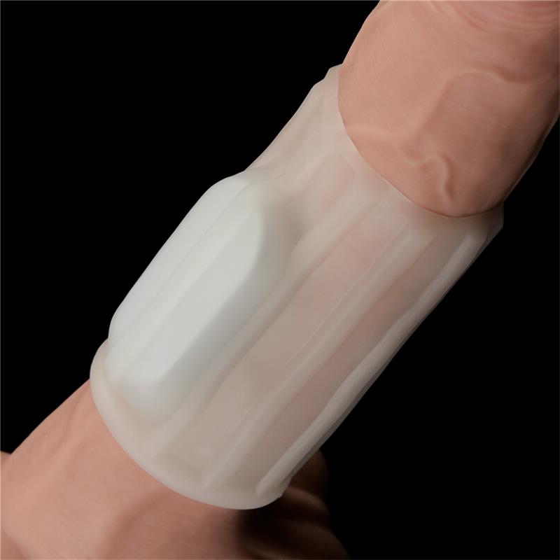 LOVETOY - VIBRATING PENIS SLEEVE RIDGE KNIGHTS