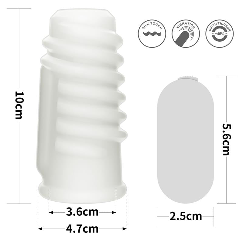 LOVETOY - VIBRATING PENIS SLEEVE SPIRAL KNIGHTS