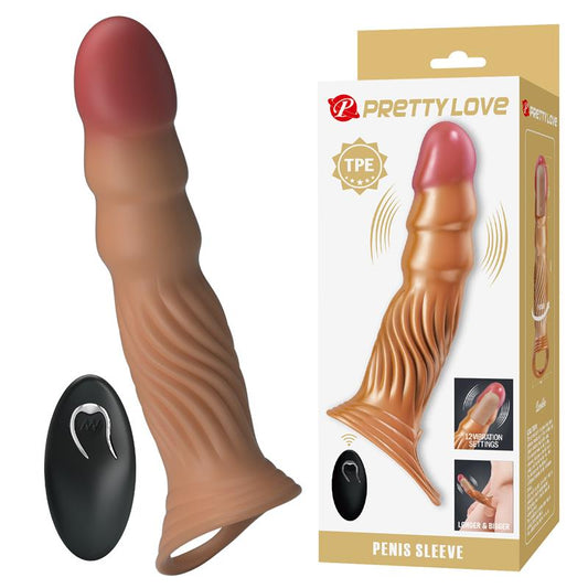 PRETTYLOVE - VIBRATING PENIS SLEEVE