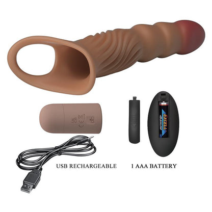 PRETTYLOVE - VIBRATING PENIS SLEEVE