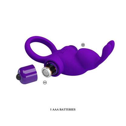 PRETTYLOVE - VIBRATING RABBIT COCK RING