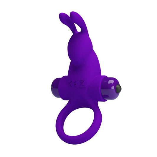 PRETTY LOVE - VIBRATOR RING I RABBIT FOR PURPLE PENIS