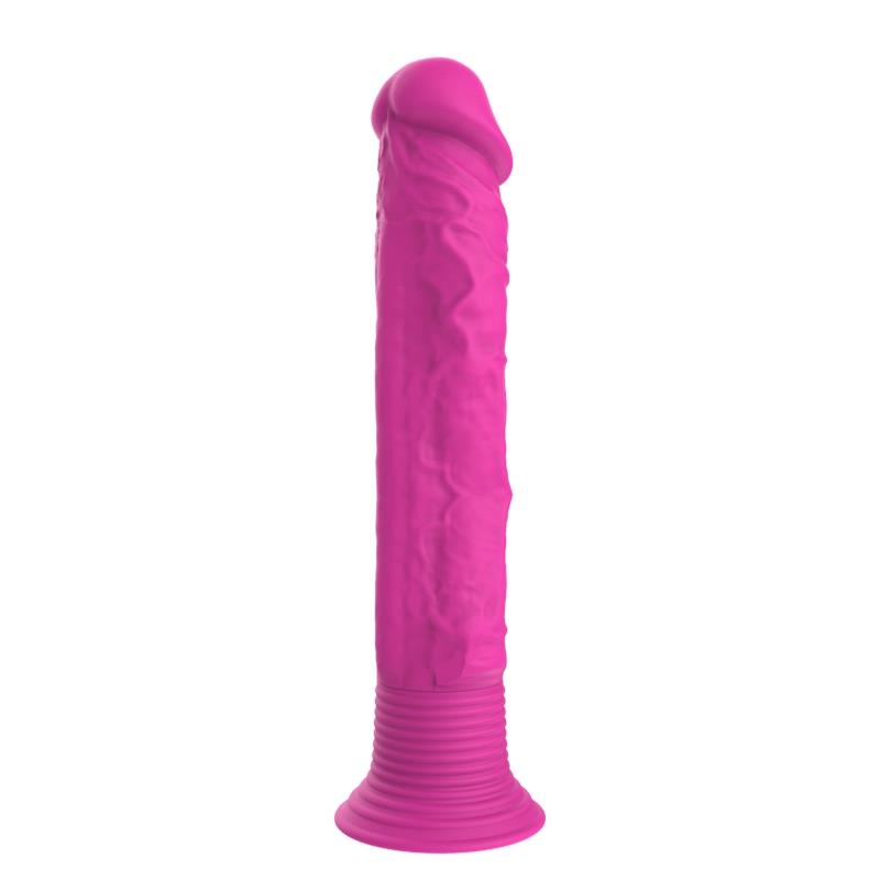 A-GUSTO - VIBRATING REALISTIC DILDO SILICONE PINK