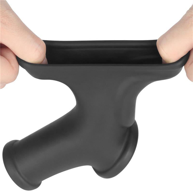 LOVETOY - VIBRATING RING FOR PENIS AND SCROTUM SILK KNIGHTS