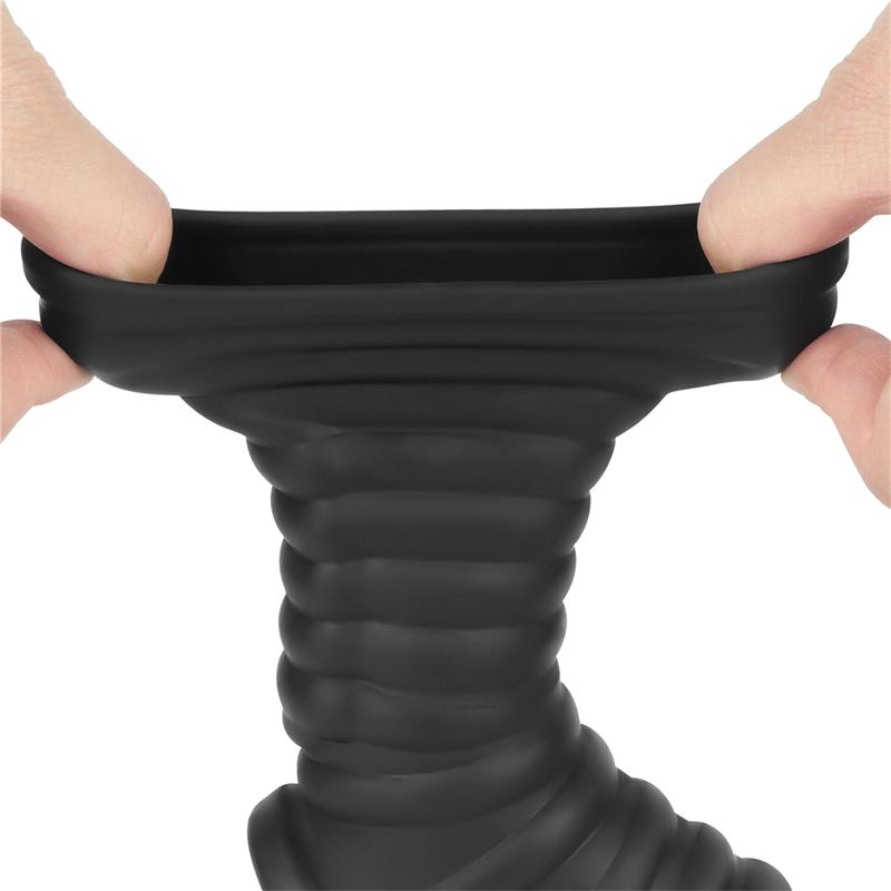 LOVETOY - VIBRATING RING FOR PENIS AND SCROTUM WAVE KNIGHTS