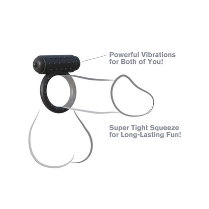 FANTASY C-RINGZ - VIBRATING RING THE WINGMAN BLACK