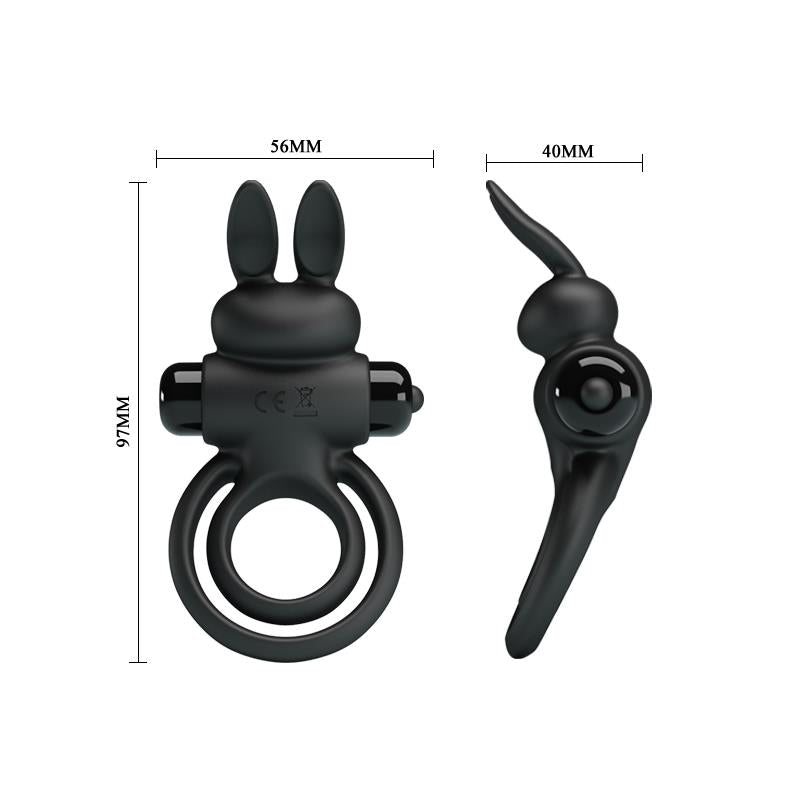 PRETTYLOVE - VIBRATING RING VIBRANT PENIS RING III