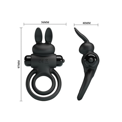 PRETTYLOVE - VIBRATING RING VIBRANT PENIS RING III